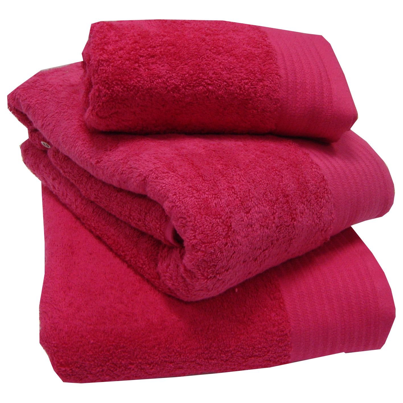 Yorkshire Linen Pink Luxury Egyptian Cotton Fuchsia Hand Towel 50 X 85Cm