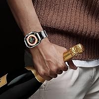 Vista 23 de WINGLE Correas de titanio para Apple Watch Band Ultra 3/2/1 Band Ultra de 1.929 in Series 11 10 1.811 in 1.772 in 1.732 in 1.654 in SE 3/2/1 Series