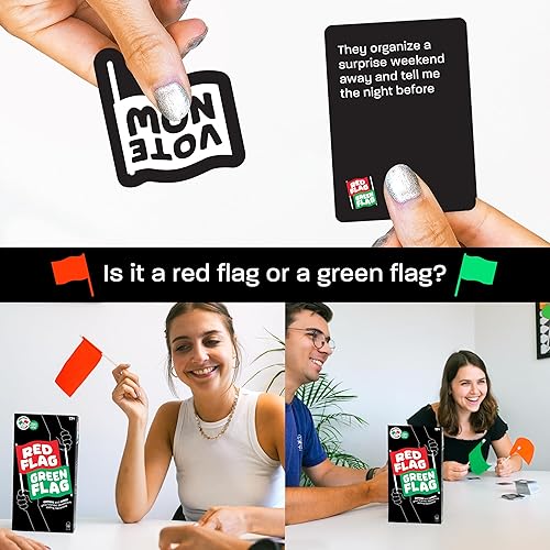 Miniatura 6 de Lucky Egg - Divertido juego de fiesta de bandera roja y verde - Decisiones de citas de los jueces amigos - 230 preguntas diversas - Juego de fiesta