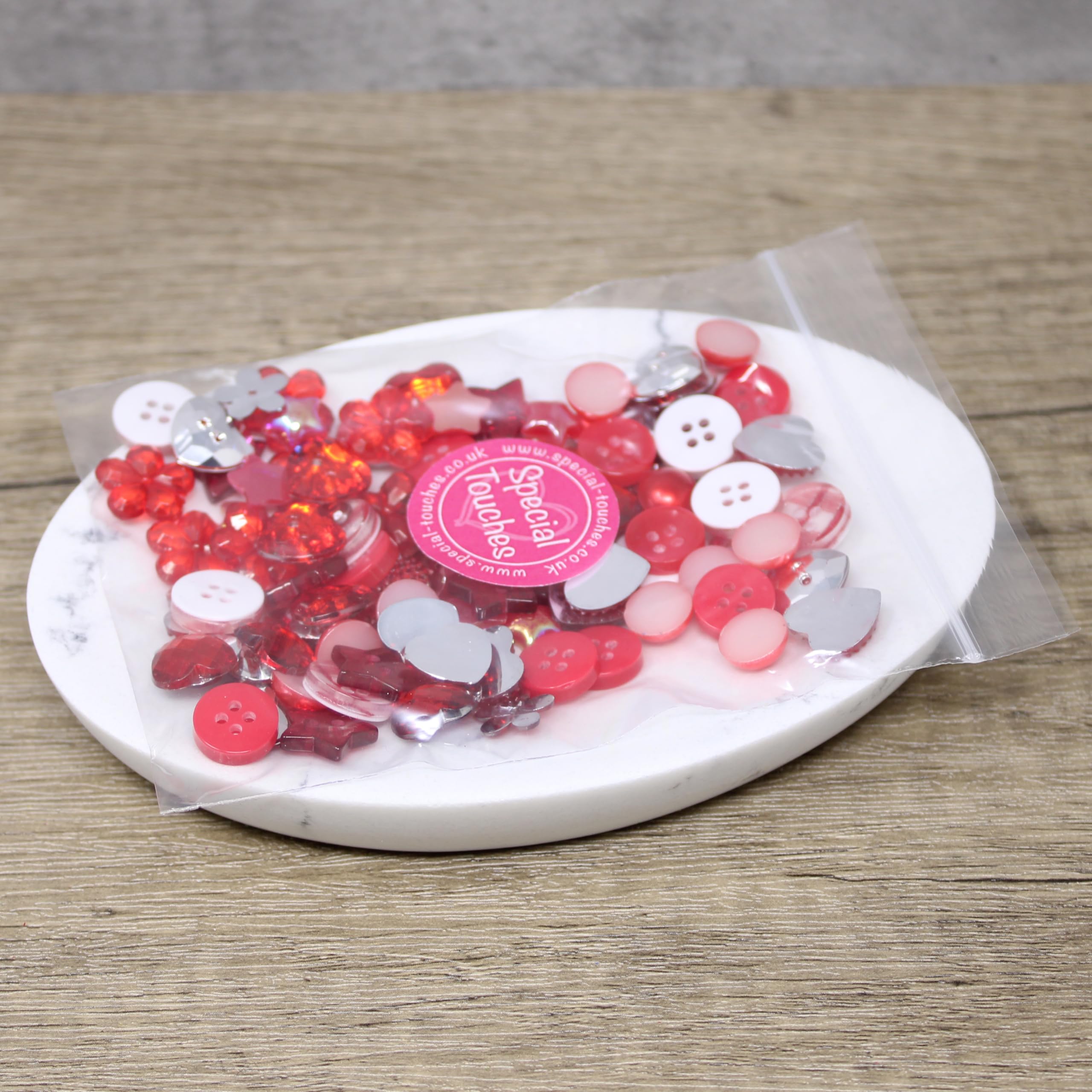 Lot De 100 Boutons Plats En Acrylique Et Résine - Argenté - Tailles Mixtes 10-15 Mm - Pour Cartes, Scrapbooking, Couture - 6