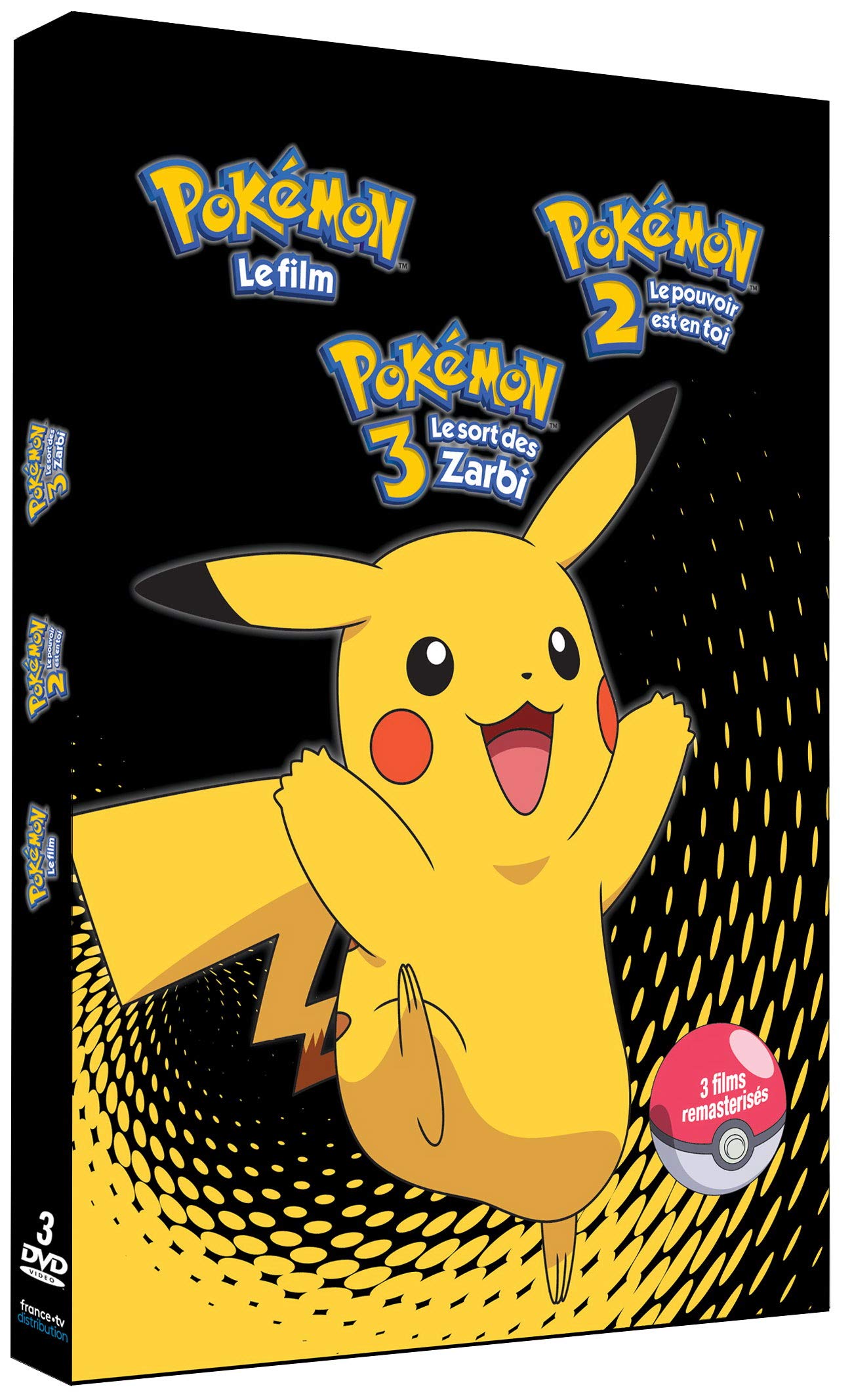 Pokémon - Coffret : Le film 1 - Mewtwo contre Mew + Le film 2 - Le pouvoir est en toi + Le film 3 - Le sort des Zarbi