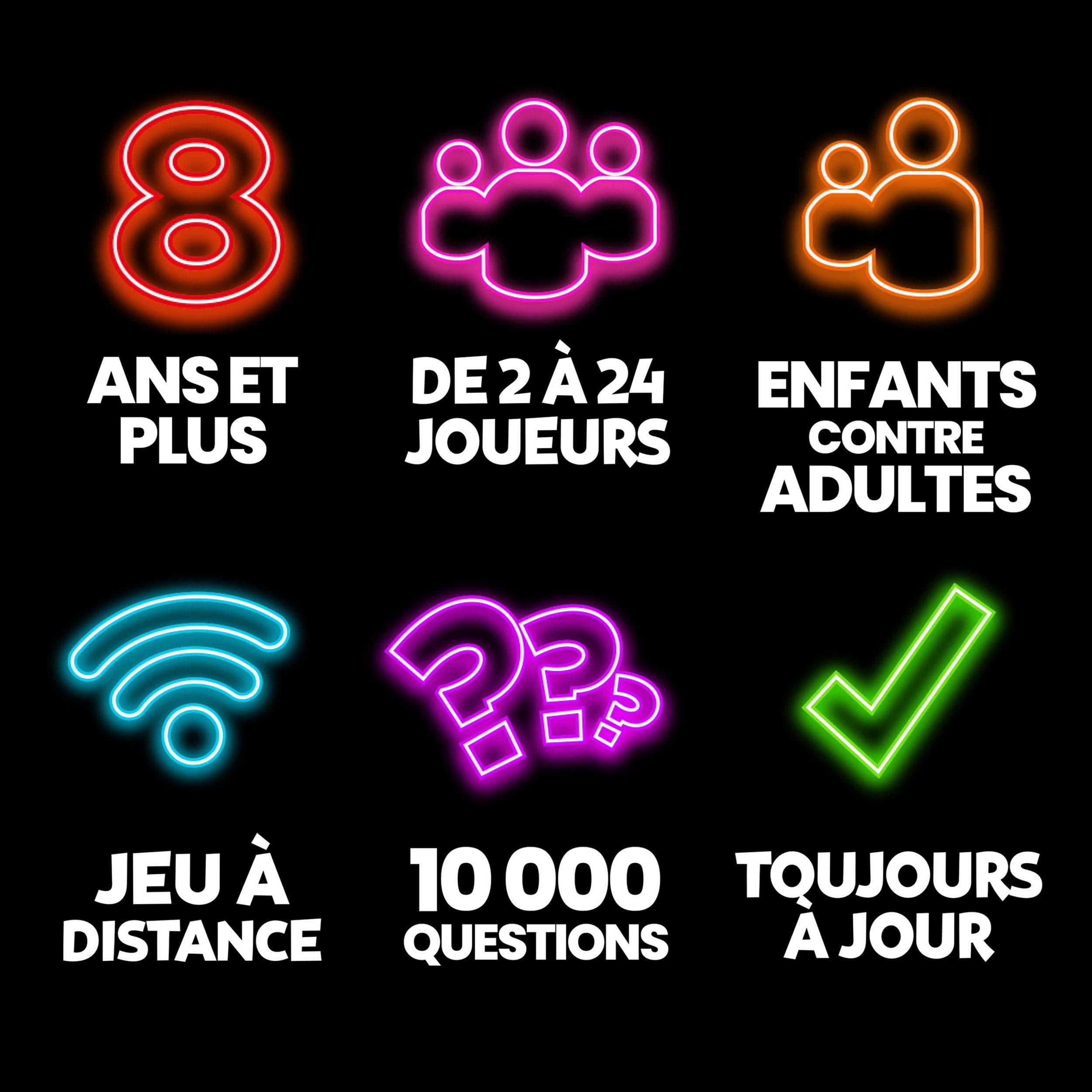 Outsmarted Édition Méga - 10 catégories Bonus passionnantes | Enfants, Ados & Adultes | Une soirée Jeu Nouvelle génération en Famille ou Entre Amis | 2 à 24 Joueurs | À partir de 8 Ans