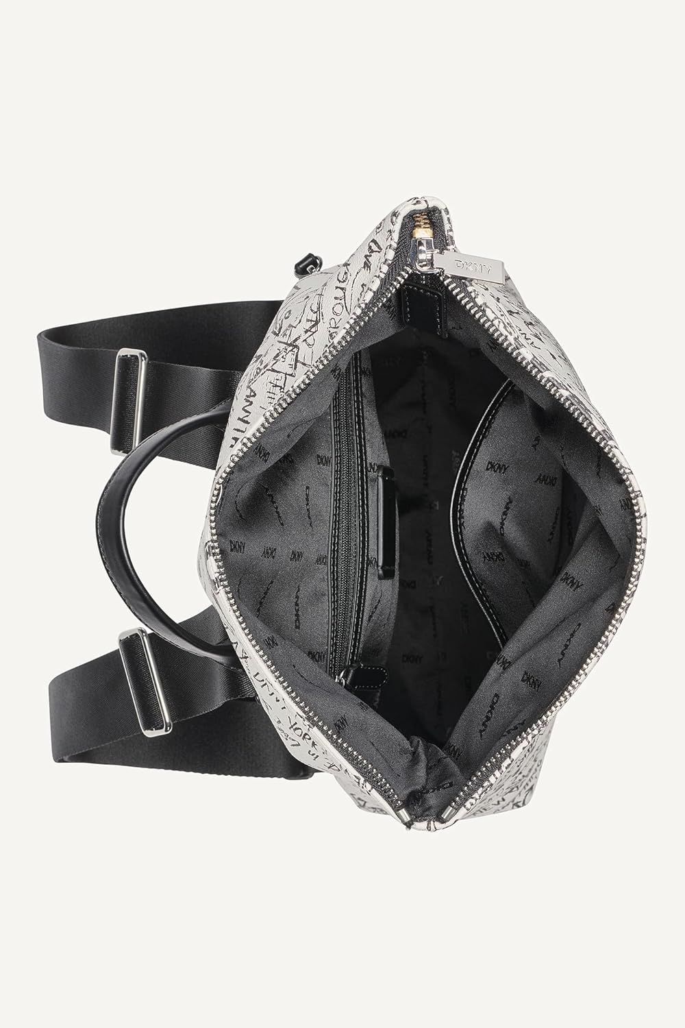 DKNY Women's Handbags Backpack, Marshmellow/Black, One Size - Image 2