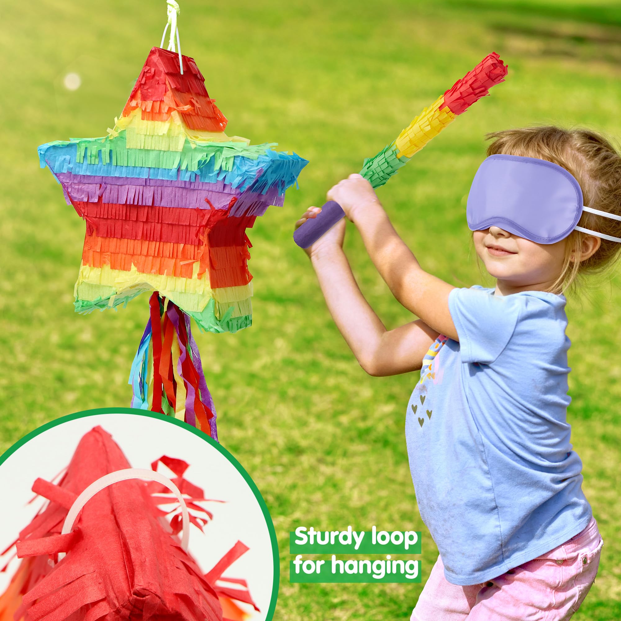 Cinco De Mayo Star Piñata para Fiesta Taco, Suministro para Luau, Accesorios de Fotos, Tema Mexicano, Festivales de Carnavales, Evento de Martes de Tacos