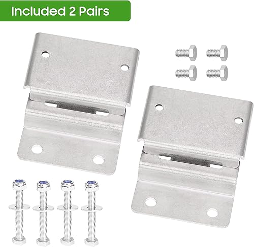 Miniatura 3 de 10L0L Juego de bisagras de asiento de carrito de golf para Yamaha G&E G8, G14, G16, G19, G20, G22 bisagras de asiento de repuesto OEM