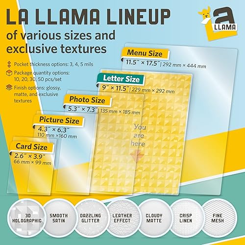 Vista 8 de Hojas laminadas holográficas autoadhesivas, papel adhesivo holográfico, 9 x 11.5 pulgadas, 4 mil de grosor, paquete de 10 hojas laminadas