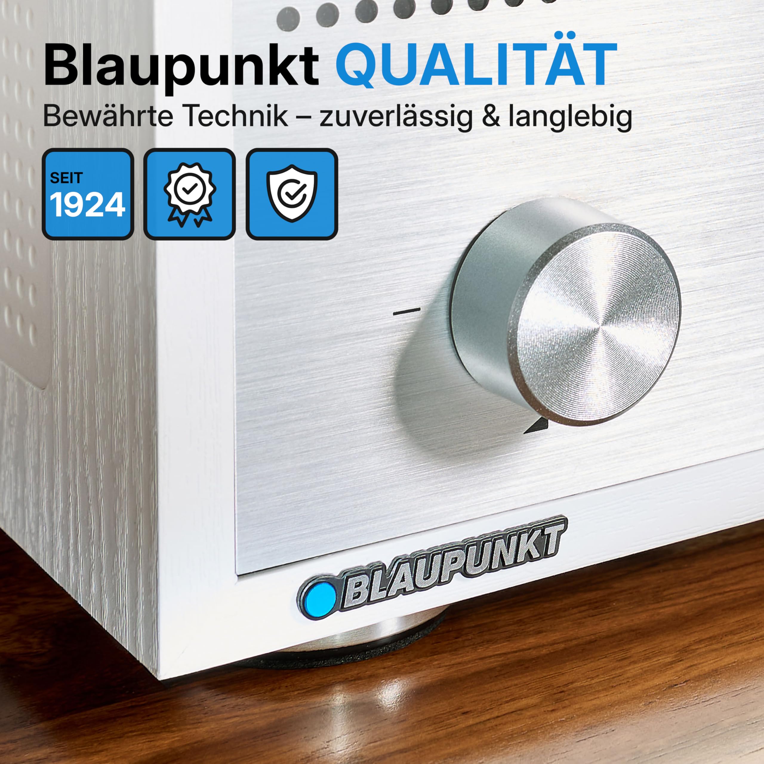 Blaupunkt B 120 tragbarer CD-Player mit Bluetooth | Kassettenrekorder | Hörbuch Funktion | USB | Aux In | PLL UKW Radio | Flieder