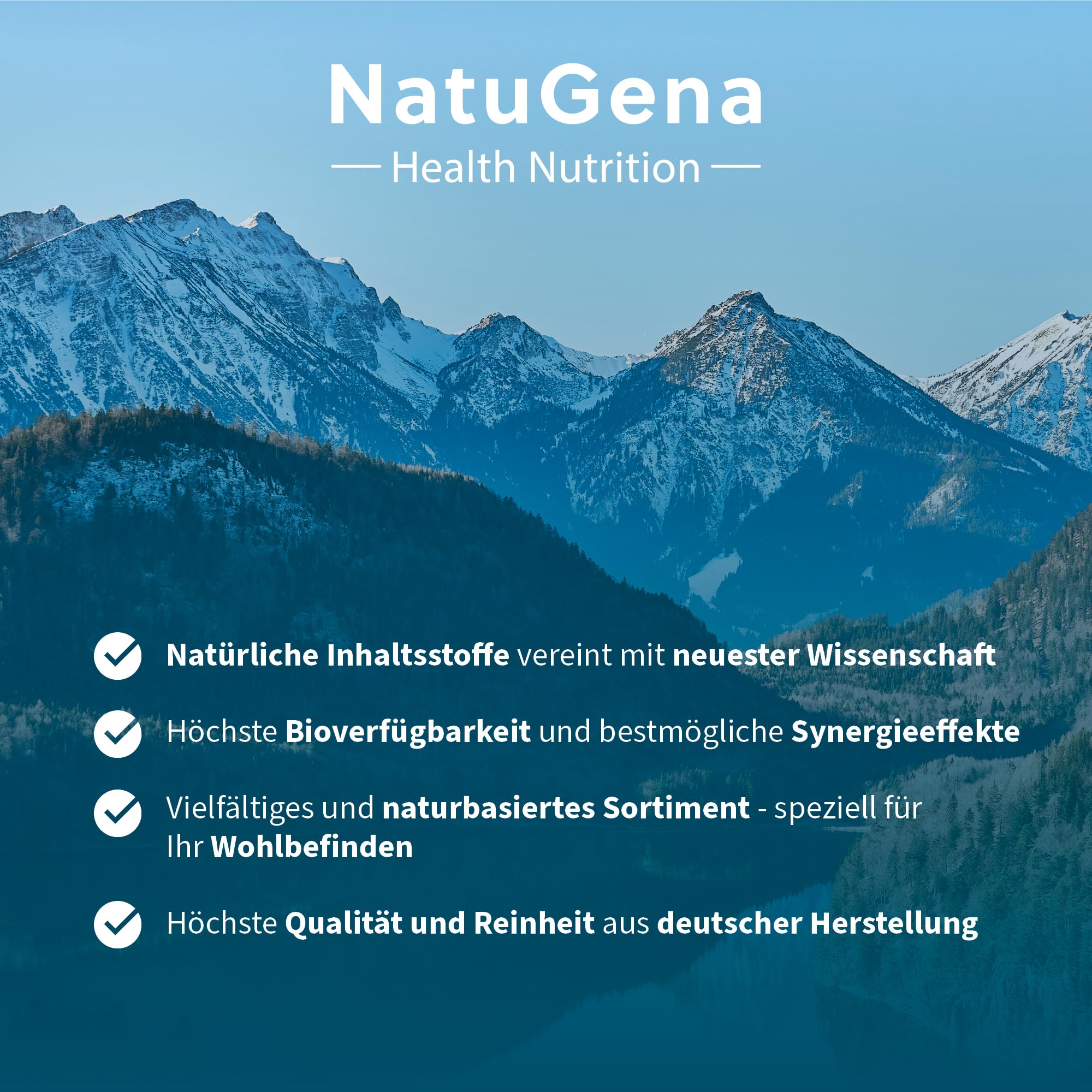 NatuGena ZellEnergie + NADH & Coenzym Q10, bioaktive Vitamine tragen zu einem normalen Energiestoffwechsel bei, 60 Kapseln (1 Monats Packung)