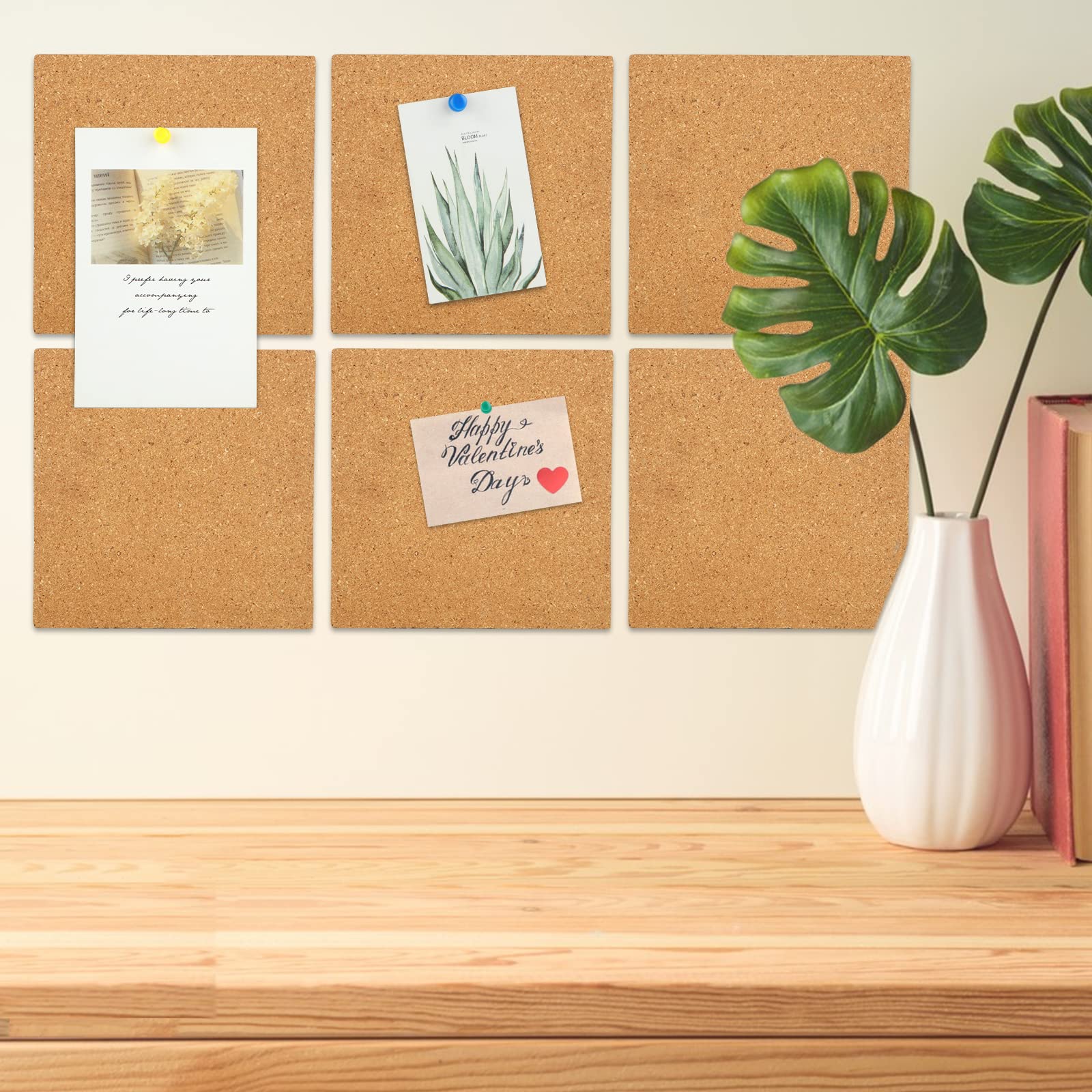 Pannelli Decorativi In Sughero 50 Pannelli Sughero Autoadesivi 10x10cm - Per Sottobicchieri, Decorazioni E Fai Da Te Materiale Fai Da Te Isolante