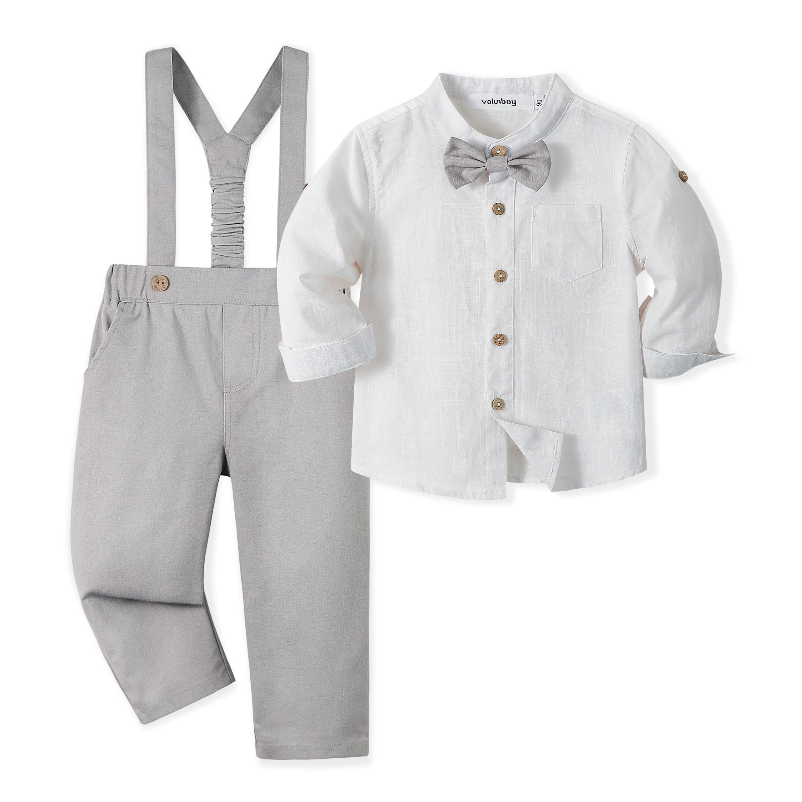 Volunboy Toddler Boys Formal Wedding Guest Dress Clothes Ring Bearer Outfit