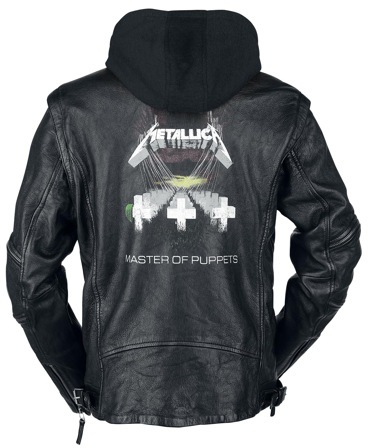 Metallica Master Of Puppets Männer Lederjacke schwarz Band-Merch, Bands