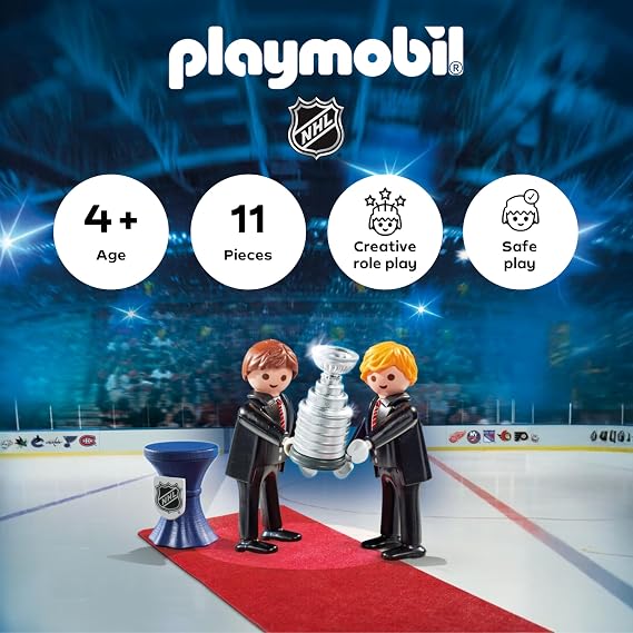 Playmobil NHL Stanley Cup Presentation Set, White