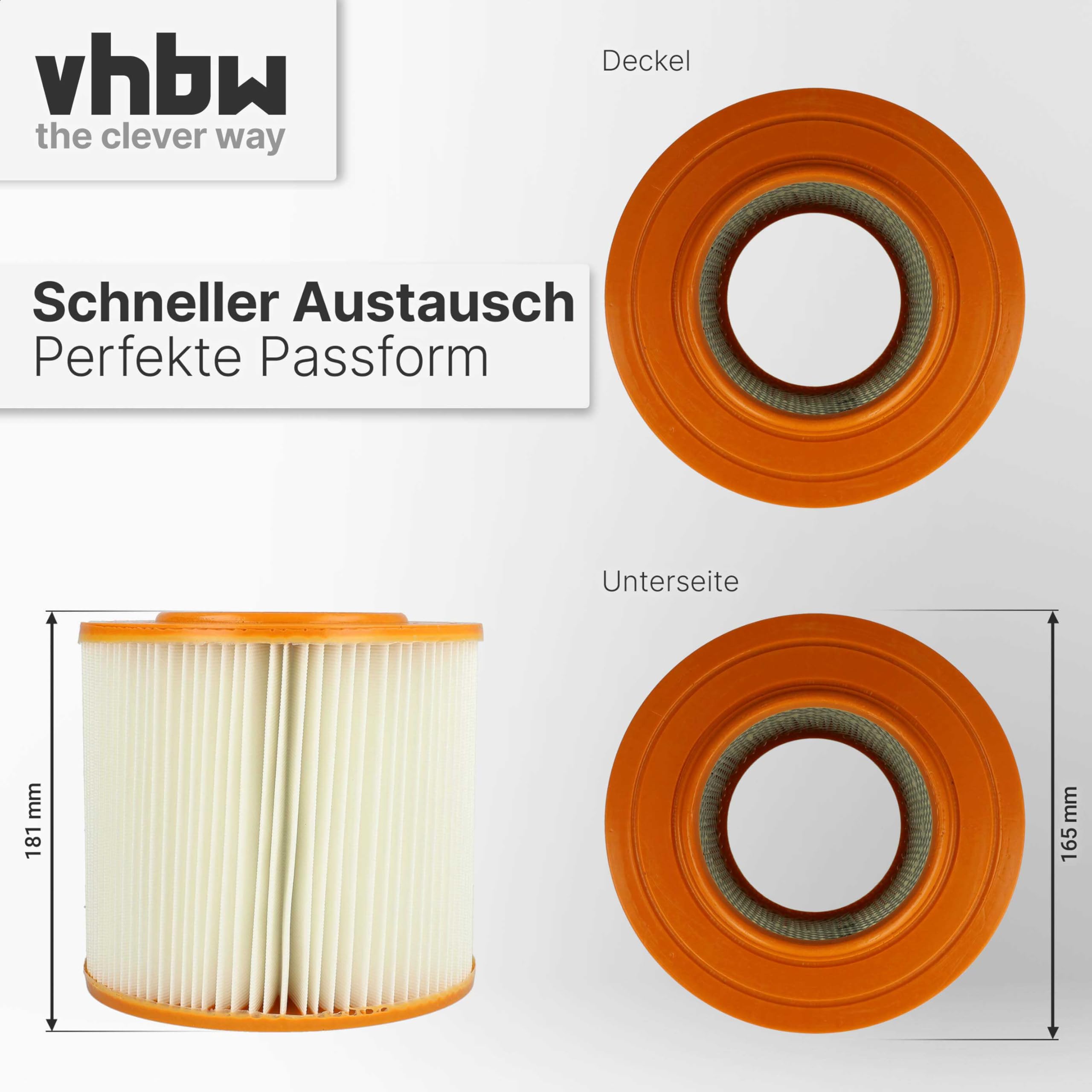 Vhbw 10x filtro compatibile con Sebo Airbelt K3, K1 aspirapolvere