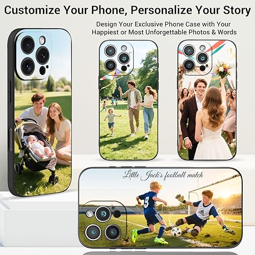 Miniatura 2 de Funda personalizada para teléfono con foto familiar para iPhone 16, 15, 14, 13, 12, 11 (Pro MaxProMiniXRSE), funda de silicona líquida a prueba de