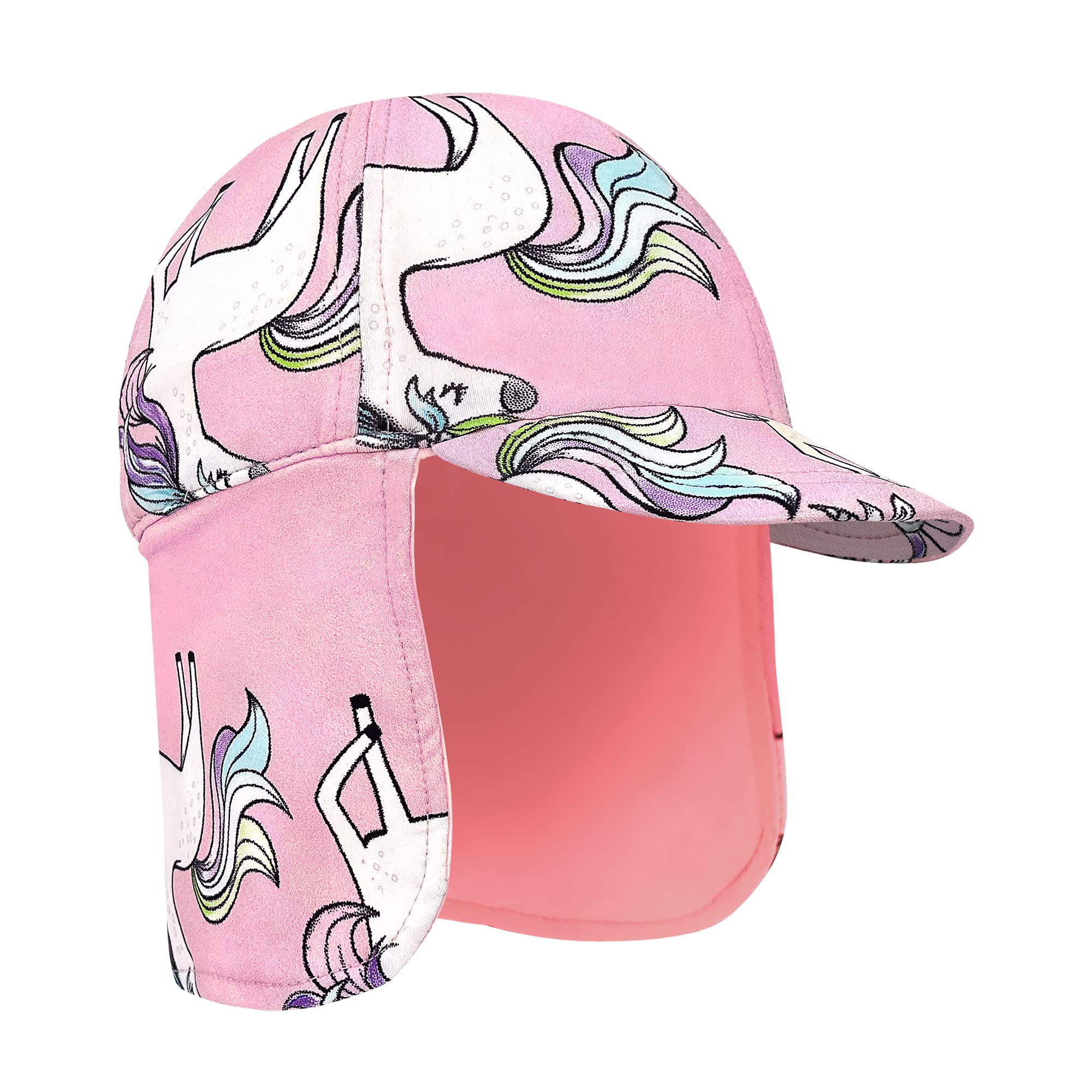 Gifts Treat Kids Legionnaires Hat, UPF 50+ Sun Protection Swim Cap Flap Hat for Kids, Quick Drying Boys Sun Hat with Neck Protection for Beach Seaside Pool - 5