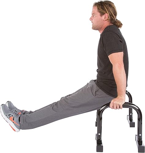 Miniatura 2 de Trademark Innovations Paraletas de barra de presión, inmersión y barra de empuje de 14 pulgadas, juego de 2