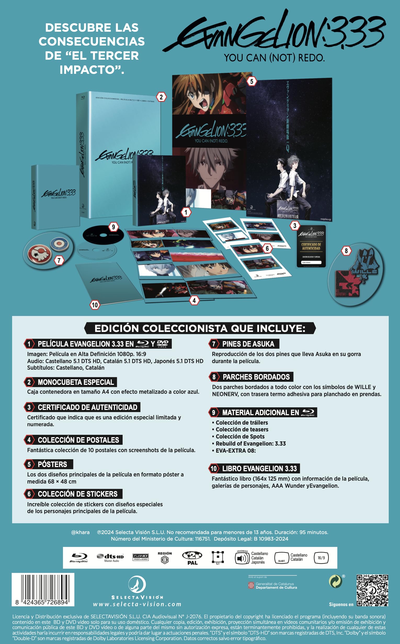 Evangelion 3.0 You can (Not) Redo [Bluray] Edición Collectionista [Blu-ray]