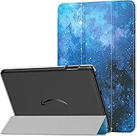 Vista 20 de MoKo Funda para tablet Yaxa Kindle Fire HD 8 y 8 Plus (12/10ª generación, 2024/2022/2020) de 8 pulgadas, funda de piel sintética con triple