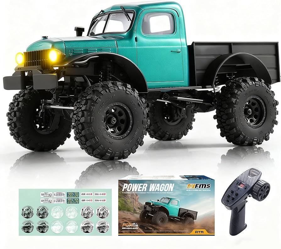 Amazon.com: BEEZRC FMS RC Crawler 1/24 FCX24 Brushless Power Wagon Amazon.com: BEEZRC FMS RC Crawler 1/24 FCX24 Brushless Power Wagon