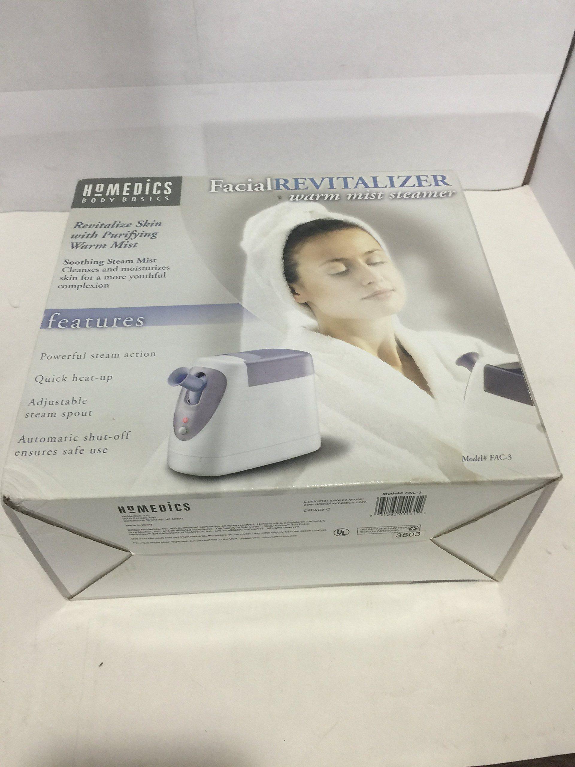 Amazon.com: Homedics FacialREVITALIZER Warm Mist Steamer : Beauty