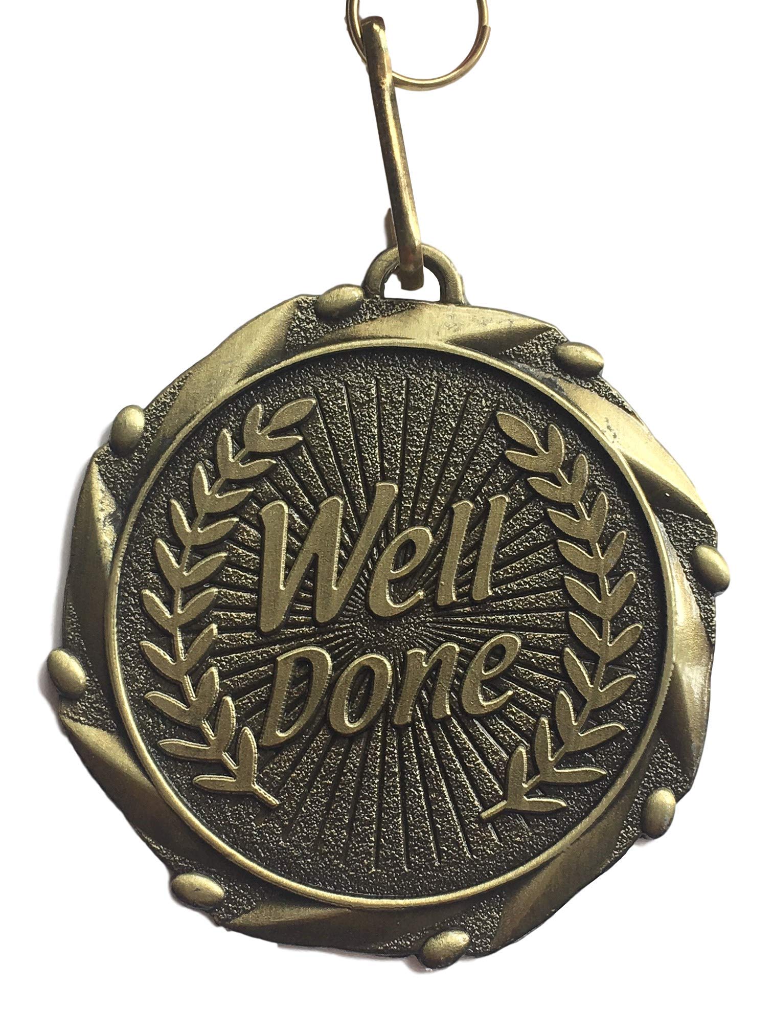 Emblems-Gifts Personalized Well Done Award Medal complete with ribbon