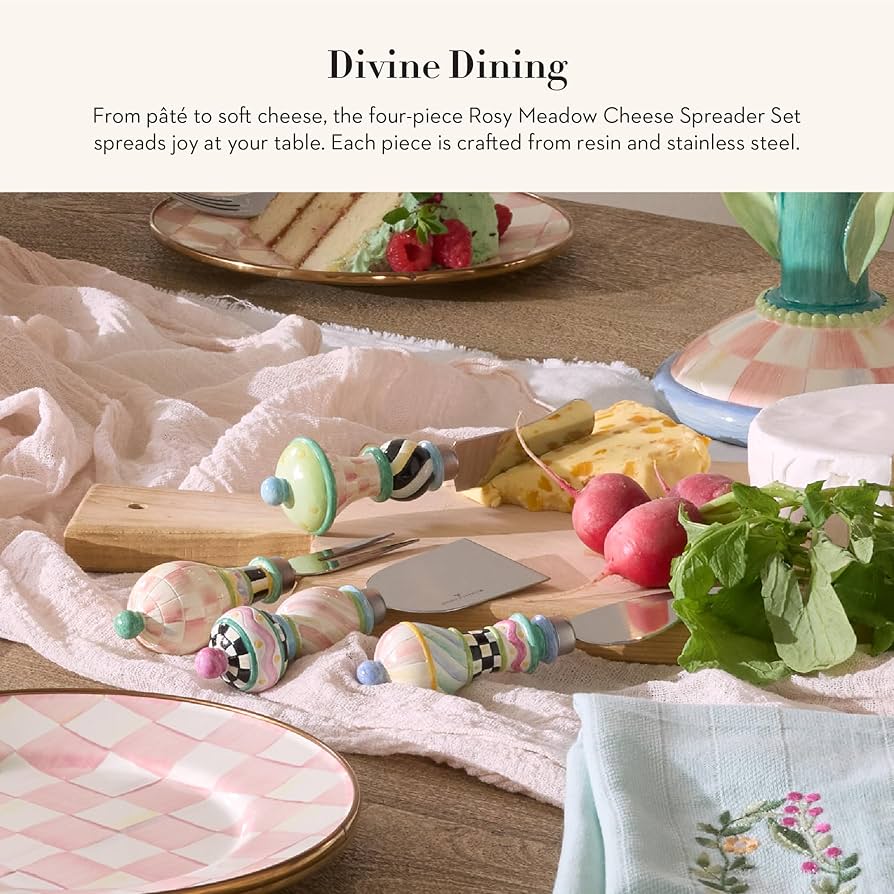マッケンジーチャイルズ　バターナイフ Amazon.com: MACKENZIE-CHILDS Set of 4 Cheese Spreader Set