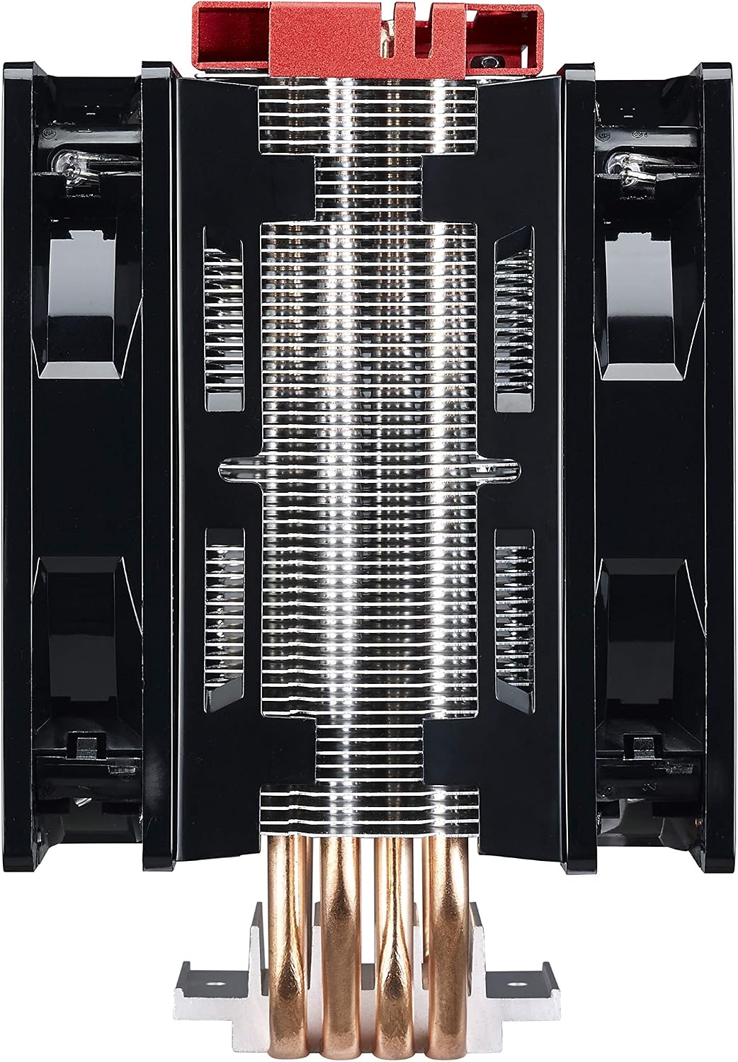 Cooler Master RR-212TR-16PR-R1 Hyper 212 LED Turbo- Red Top Cover is Equipped with Dual 120mm PWM Fans Red LEDs CPU Cooler