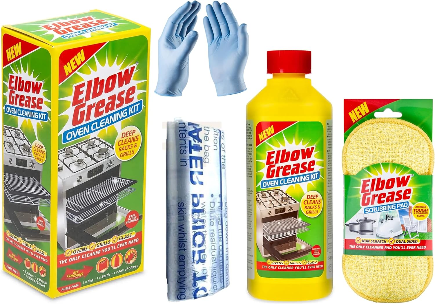 Elbow Grease Oven Cleaner for Domestic Ovens and BBQ 500 ML Bottle