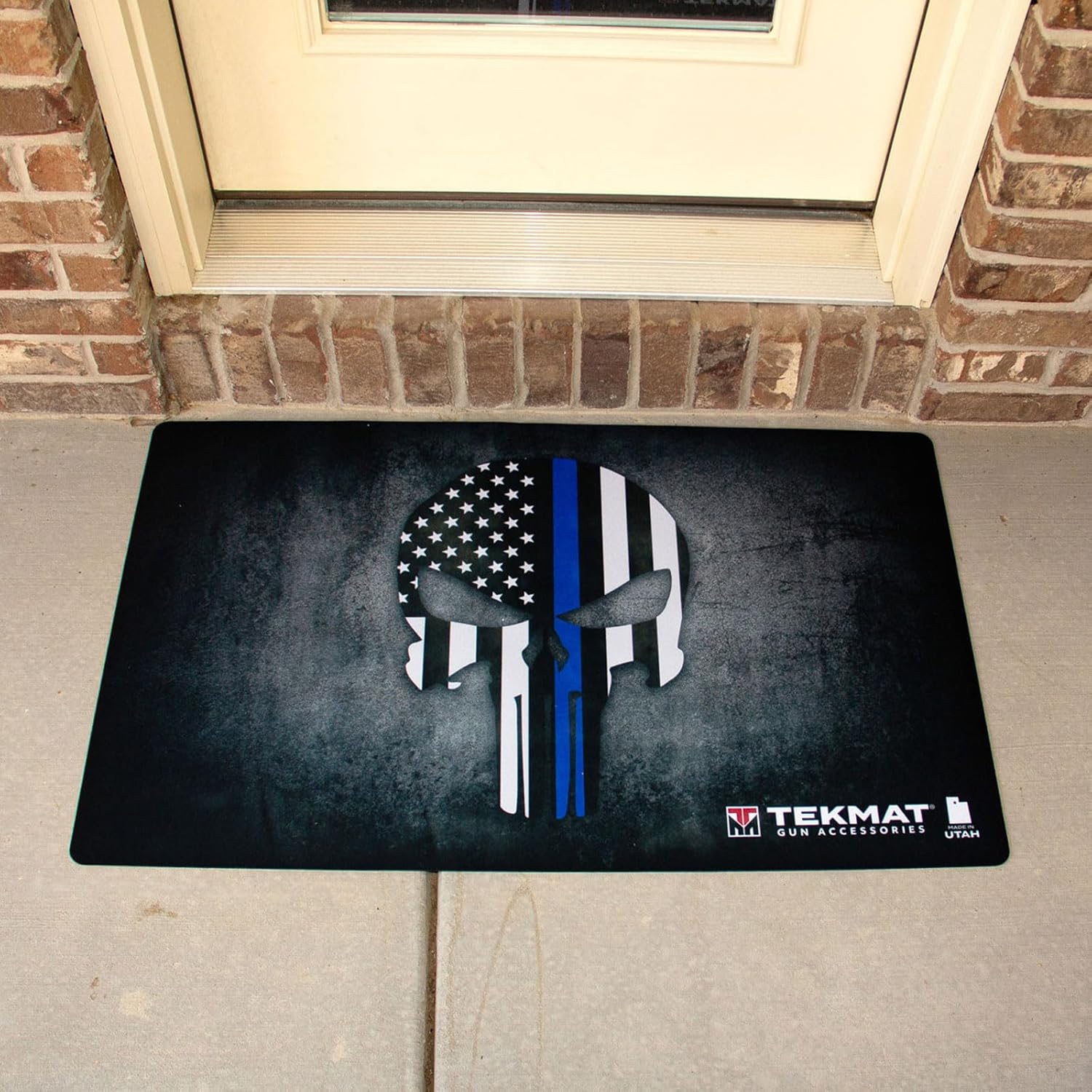 TekMat Ultra 42" x 25" Door Mat – Premium 1/4 Inch Thick Entryway Mat with Non-Slip Rubber Base for Home, Garage & Shop