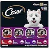 Wet Dog Food Classic Loaf in Sauce Beef Recipe&comma; Filet Mignon&comma; Grilled Chicken and Porterhouse Steak Variety Pack&comma; 3&period;5 oz&period; Easy Peel Trays &lpar;24 Count&comma; Pack of 1&rpar;