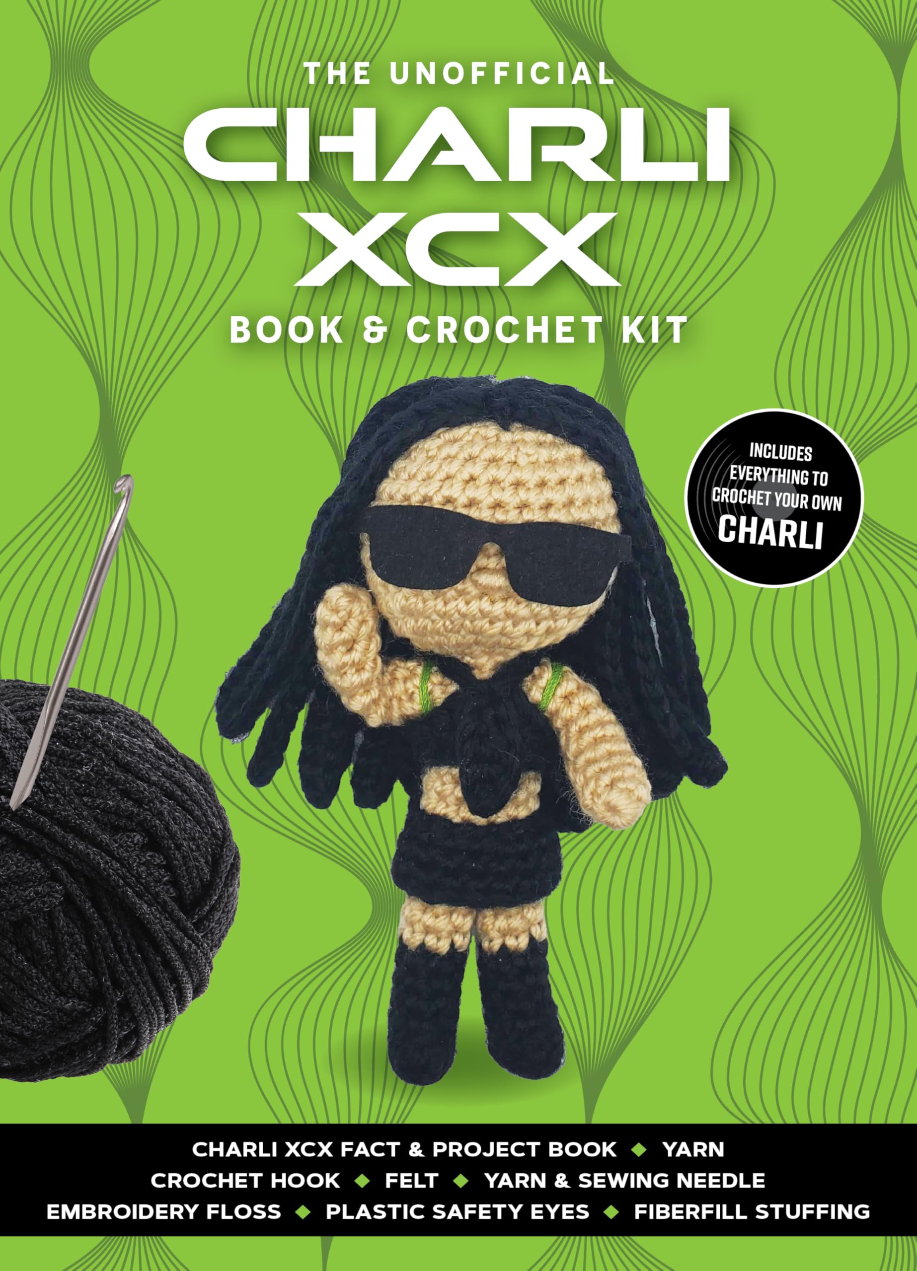 Kati Galusz - Unofficial Charli XCX Book & Crochet Kit - Crafting Set
