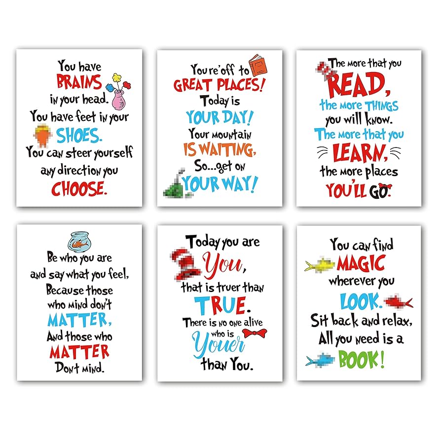 Amazon.com: 6PCS Doctor Cat Hat Poster, Red and Blue Cat Hat Decor for Reading Room, Print Wall Art Decoration for Classroom, 8x10 Inch : Office Products amazon-com-6pcs-doctor-cat-hat-poster-red-and-blue-cat-hat-decor-for-reading-room-print-wall-art-decoration-for-classroom-8x10-inch-office-products