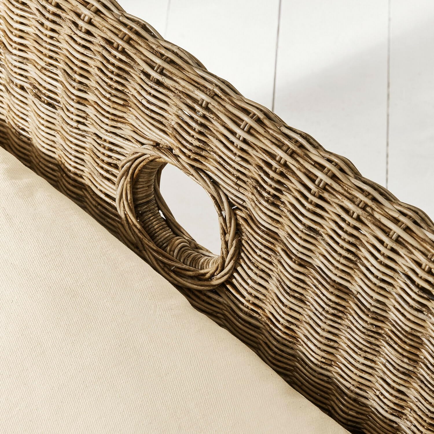 Loberon Haustierkorb Knuddo, braun/Creme