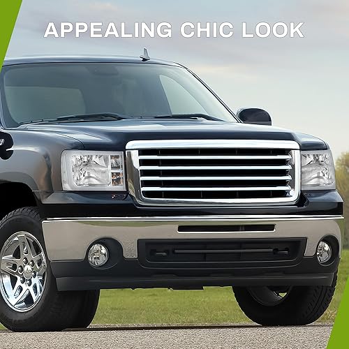 Miniatura 6 de AUTOSAVER88 Conjunto de faros LED DRL compatible con GMC Sierra 15002007-2014 GMC Sierra 2500 HDSierra 3500 HD 2007-2013 (no compatible con modelos