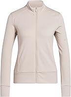 adidas Women's Ultimate365 Textured Golf Jacket - Recycled Stretch Full-Zip for Cool Rounds & Mobility