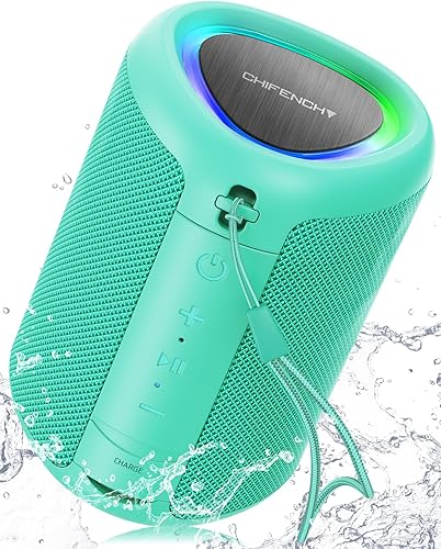 Miniatura 10 de Altavoz Bluetooth portátil Esenciales para vacaciones en la playa: potente sonido cristalino/luz dinámica/IPX5 impermeable/reproducción durante todo