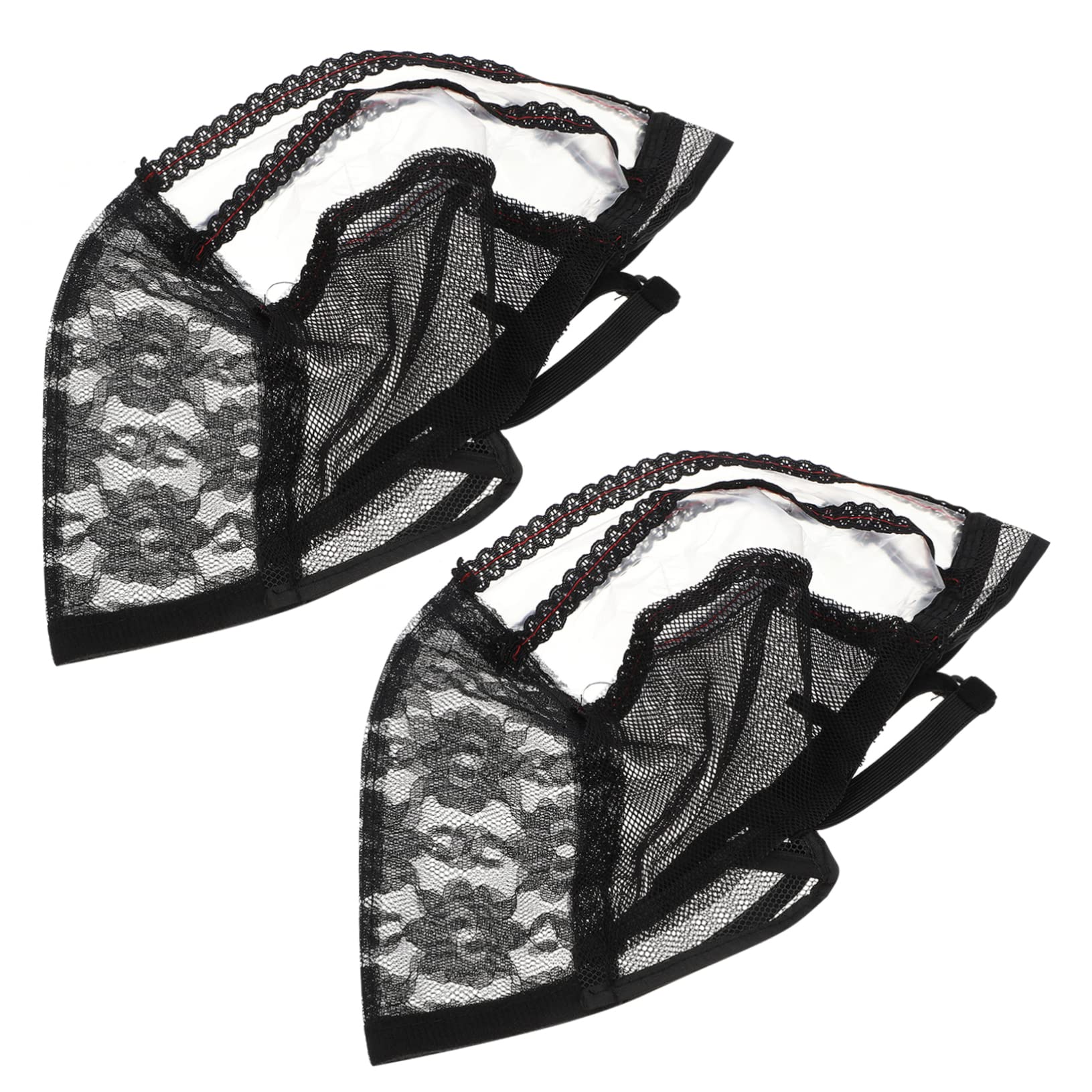 TOVINANNA Elastic Wig Cap Mesh Net 2 Pack Wig Hair Net Suitable for Bald Cap Comfortable