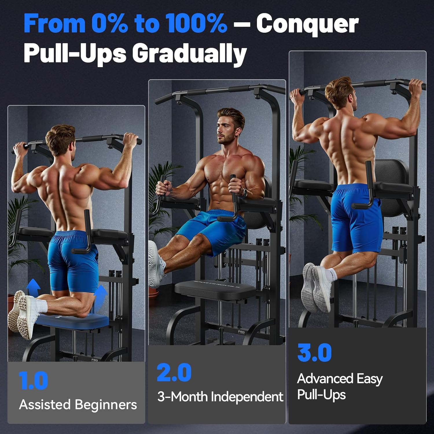 Sportsroyals Power Tower Pull Up Bar 5