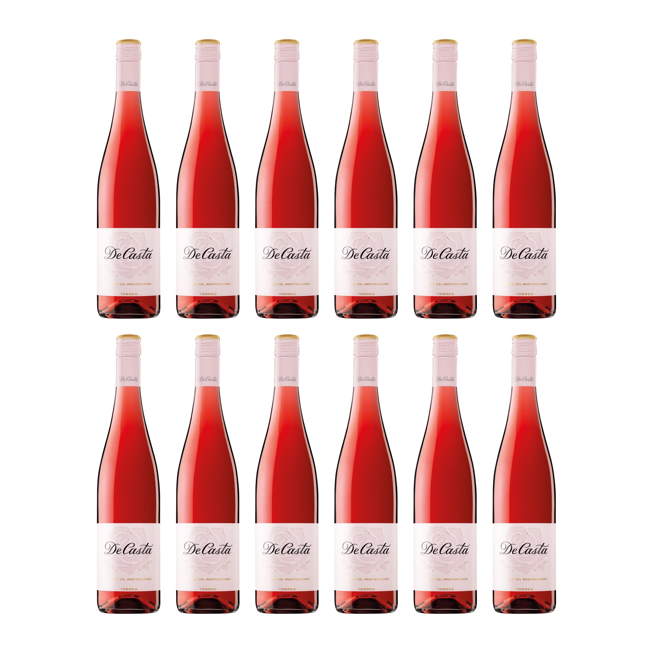 Torres Icons De Casta Rosado trocken Roséwein Spanien inkl. FeinWert E-Book (12 x 0.75 l)