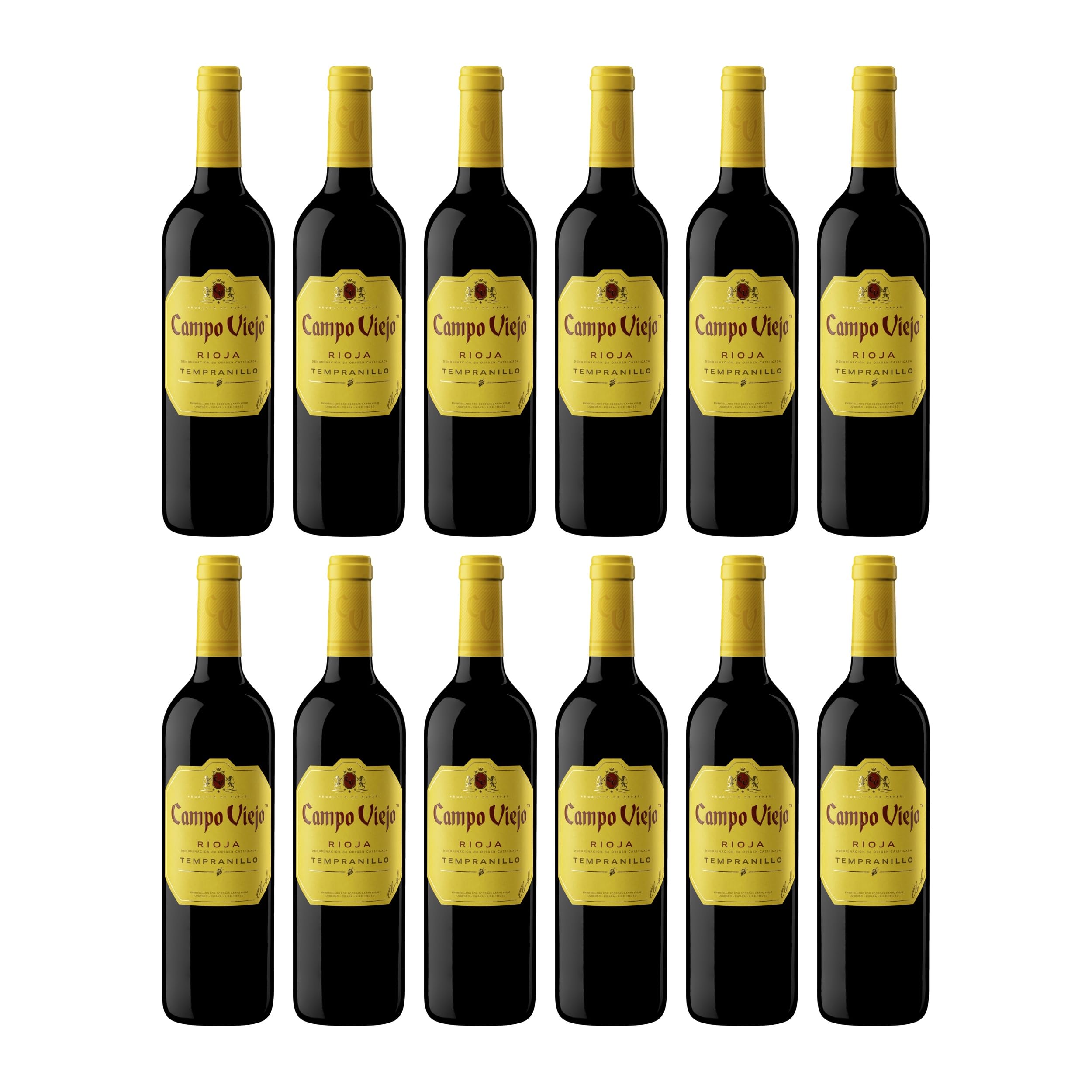 Campo Viejo Tempranillo Rioja DOCa Rotwein Rot Trocken Spanien inkl. FeinWert E-Book (12 x 0.75 l)