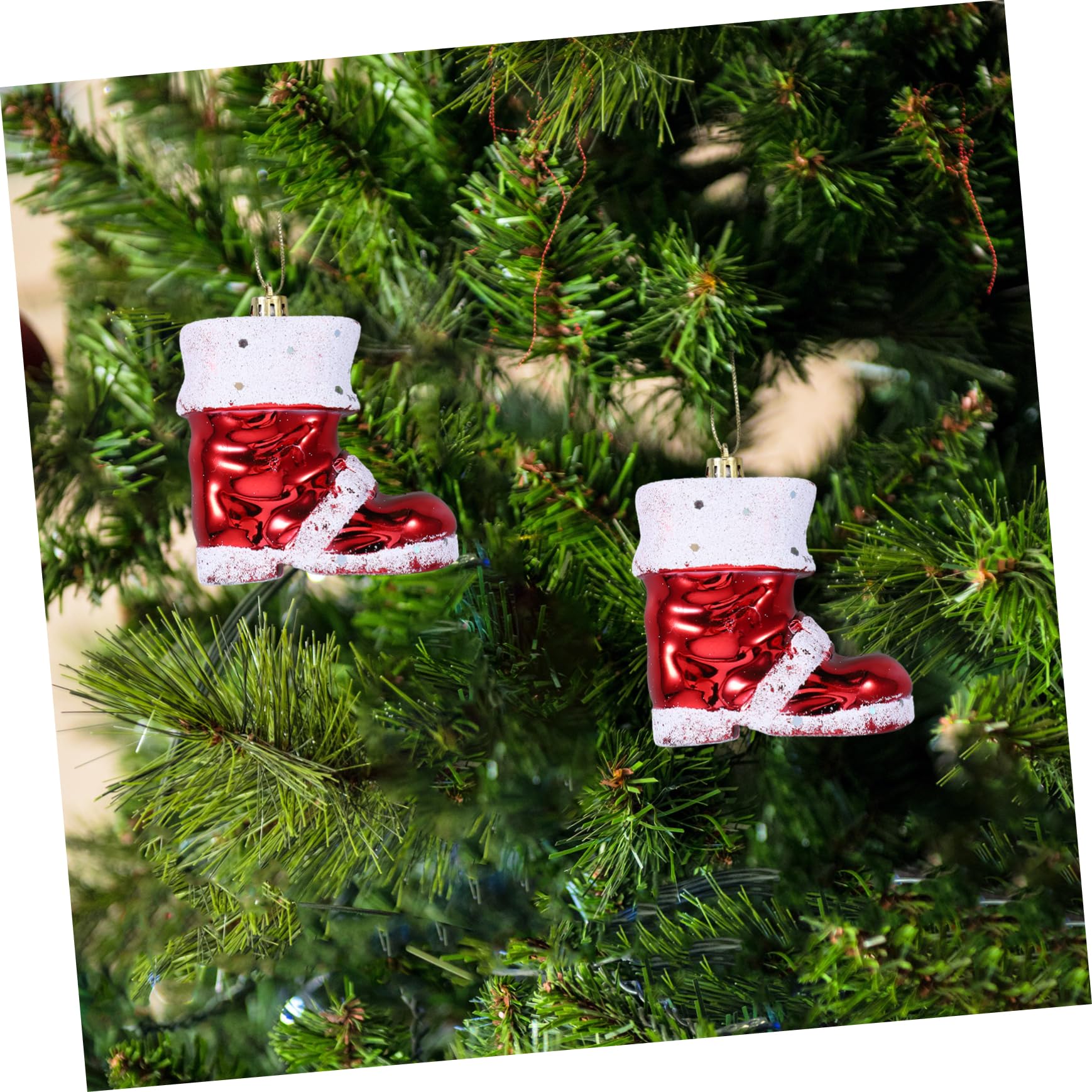 PRETYZOOM 15 STK Christbaumschmuck Hängende Glitzerkugeln als Ornamente Weihnachtsbaumspitze Weihnachtsschmuck Weihnachtsbaum Dekoartikel Party-Requisiten Weihnachtsbaum-Hängedekorationen