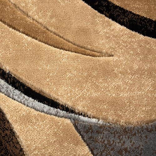 Miniatura 74 de Home Dynamix Tribeca Slade - Tapete contemporáneo, abstracto azul/rojo óxido, 7 pies 10 pulgadas x 10 pies 6 pulgadas Azul/Óxido