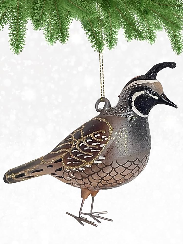 Gift Packaged Christmas Bird Ornaments