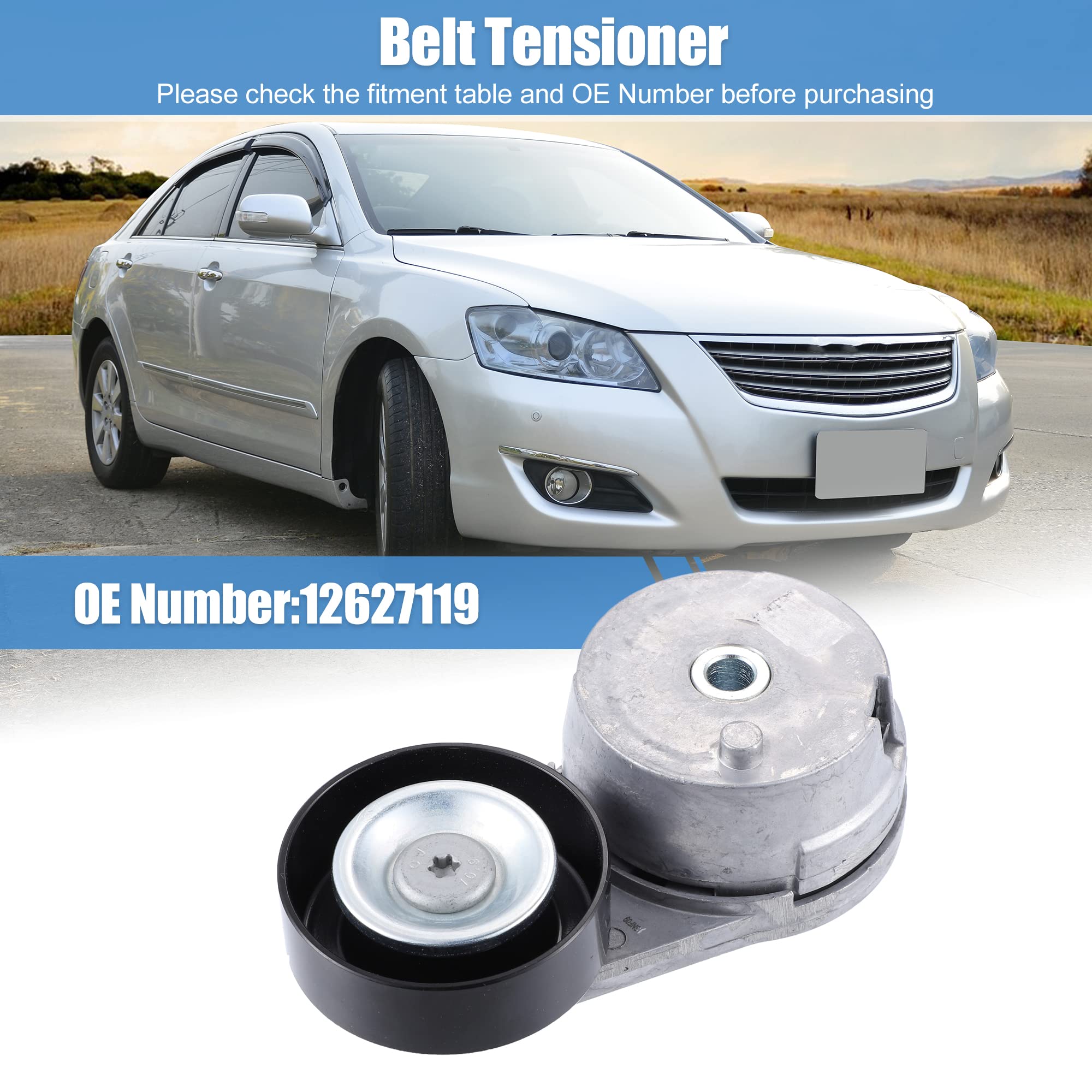 Aazon.co: Replaceent Accessory Drive Belt Tensioner Assebly echanics Choice for Buick