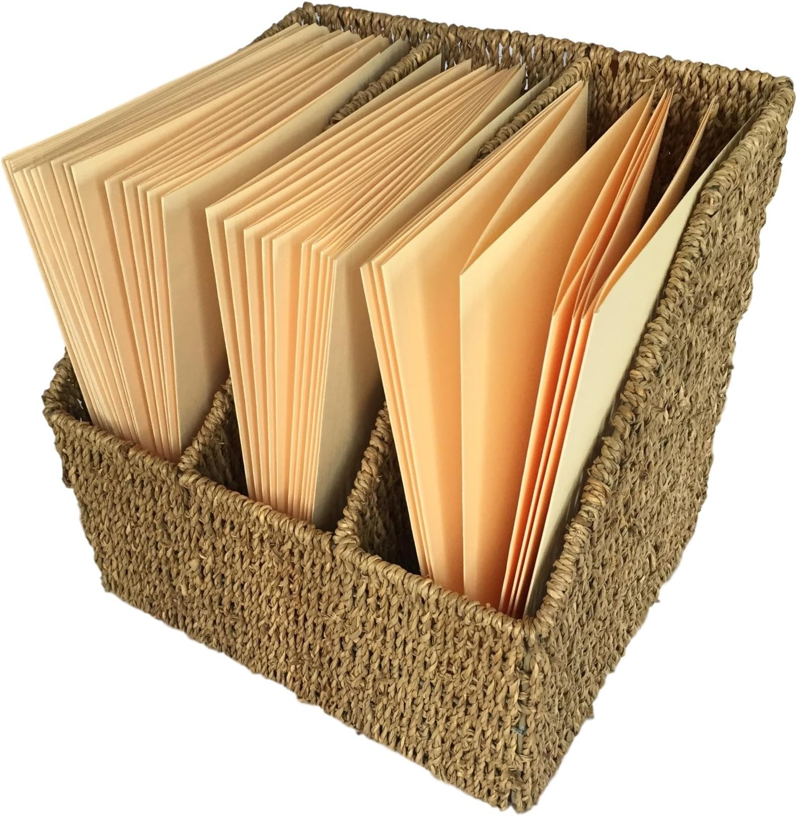 Seagrass 3 - Compartment File/Magazine/Letter/Literature Holder Organizer