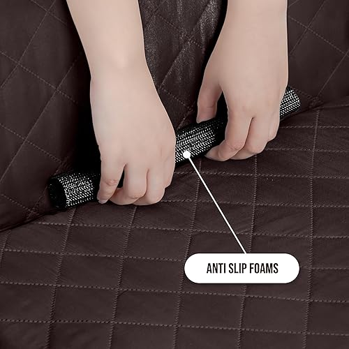 Miniatura 2 de Utopia Bedding Funda reversible para sofá, resistente al agua, protector de muebles con varillas de espuma y correas elásticas para niños, perros y