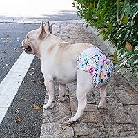 Vista 7 de CuteBone Pañales lavables para perras, paquete de 3 pantalones de entrenamiento para cachorros WWD02XS