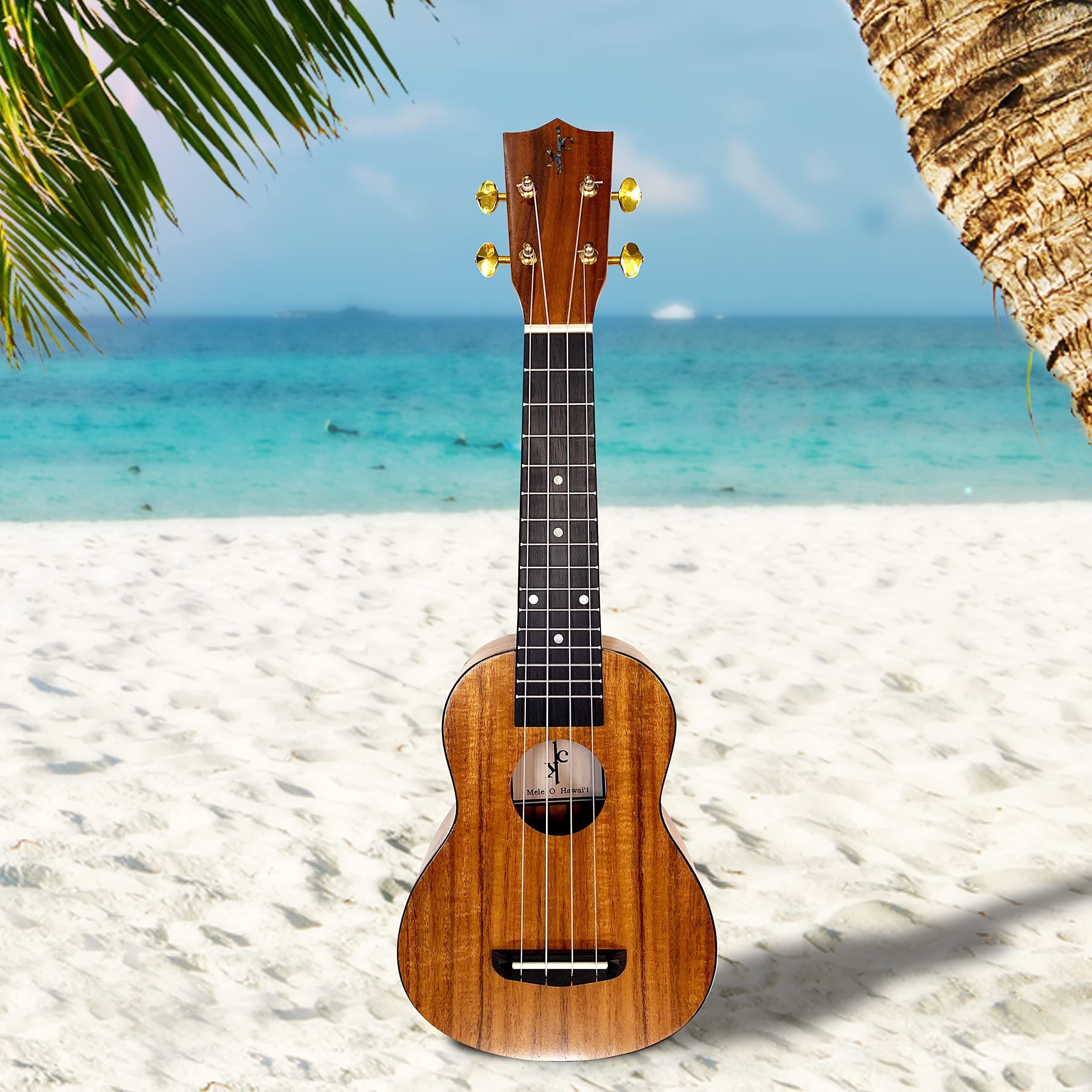 All Solid Koa Acacia Soprano 21inch Hawaiian Traditional Classic, Free Gig Bag/Box and Shipping - Image 8