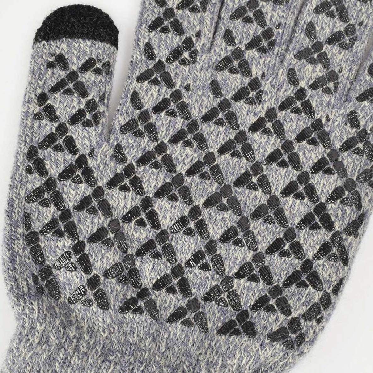 Voqeen Gorras Invierno con Bufanda y Suave Unisexo Beanie Encantador Invierno Guantes Táctiles Antideslizante 3 en 1 de Punto Sombreros Conjunto para Mujeres y Hombres Invierno Regalos(Gris)