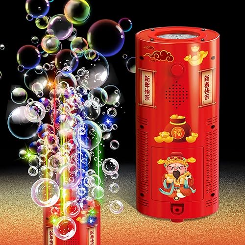 Fuegos artificiales electrónicos como fabricante de burbujas con luz y sonido para ceremonia de fiesta especialmente Año Nuevo chino